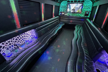Portland Limo Bus Interior