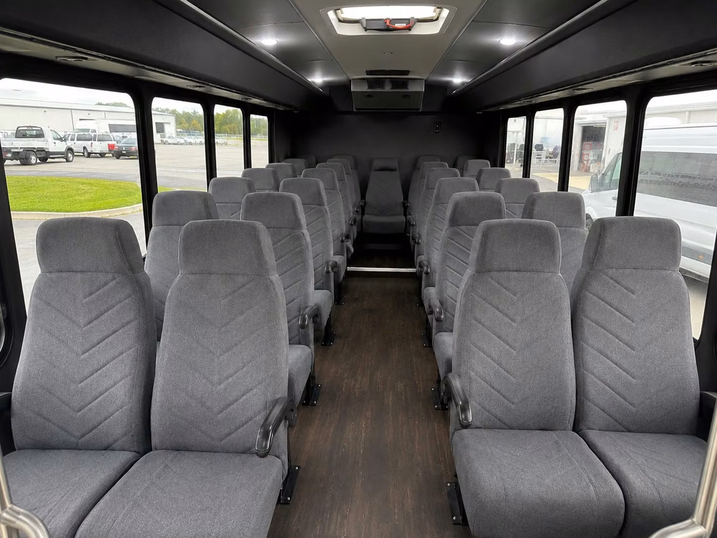15 passenger minibus interior