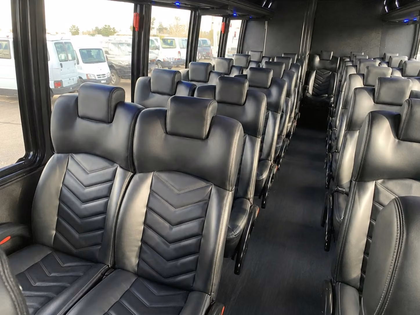 20 passenger minibus interior