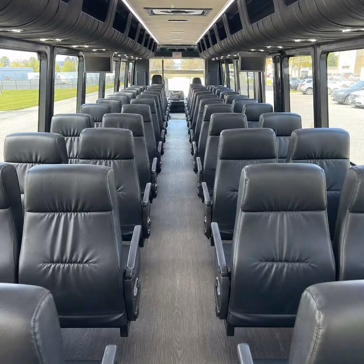 25 passenger minibus inside