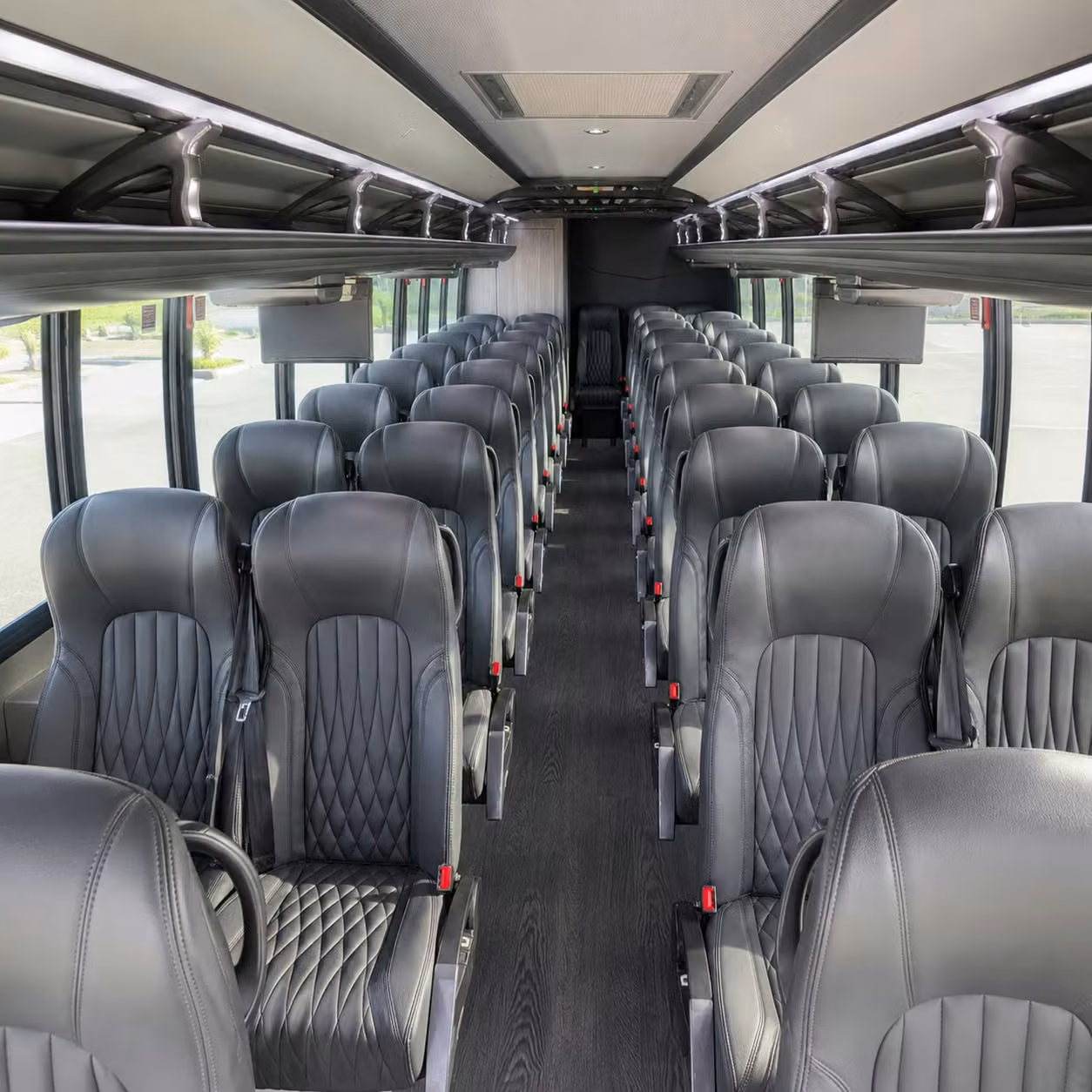 25 passenger minibus interior