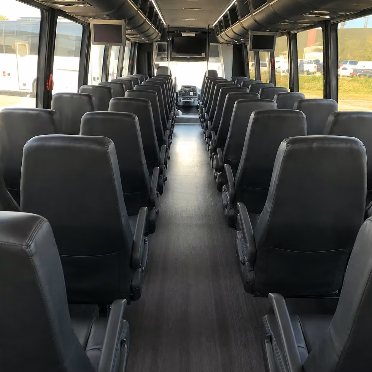 28 passenger minibus inside