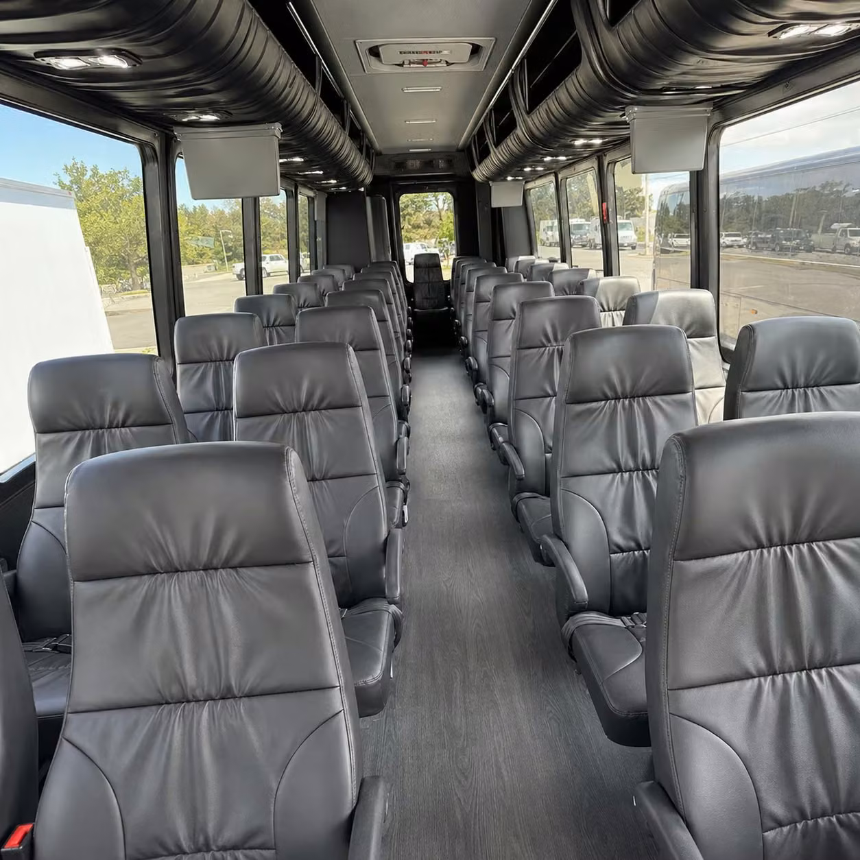30 passenger minibus interior
