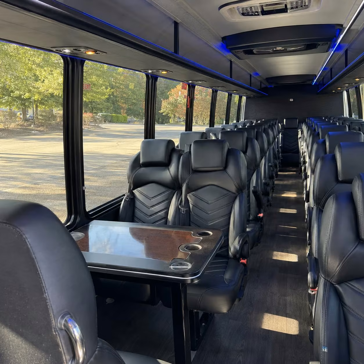 35 passenger minibus inside