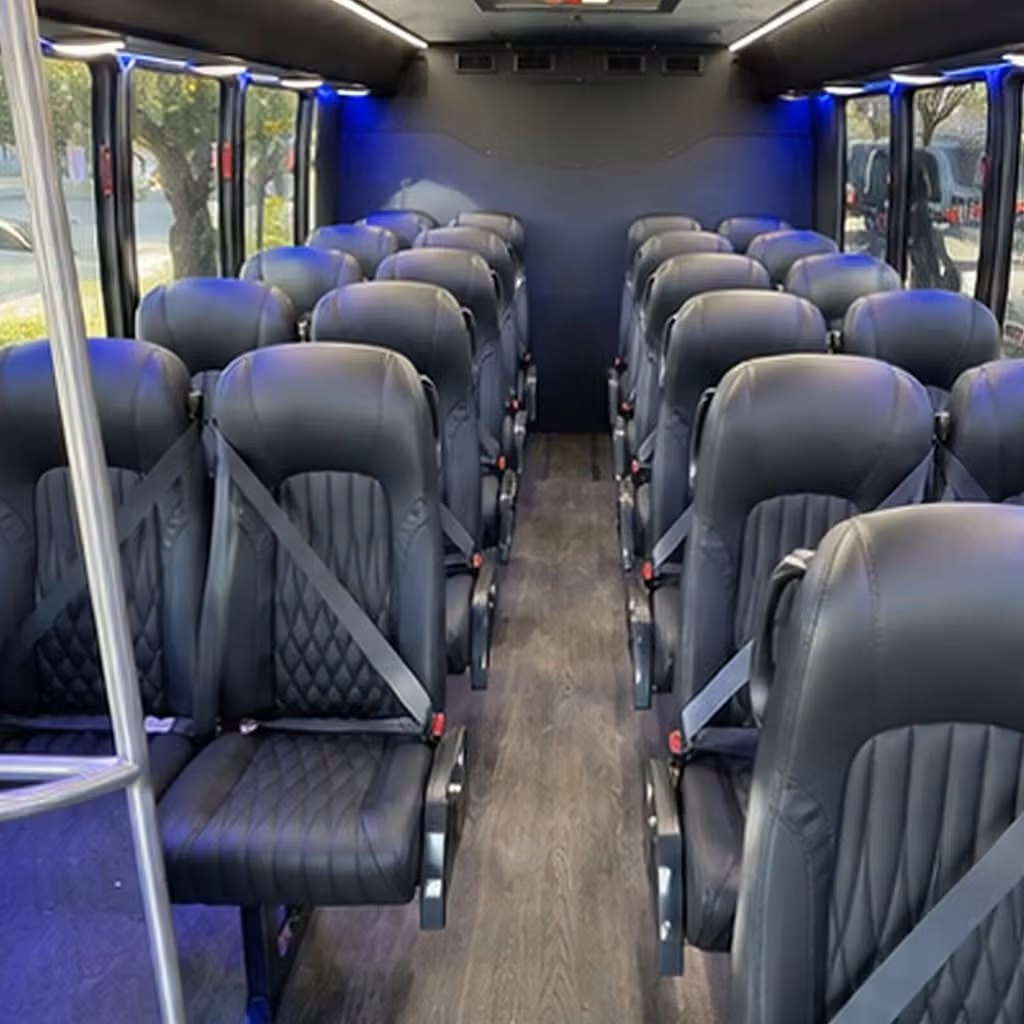 35 passenger minibus interior