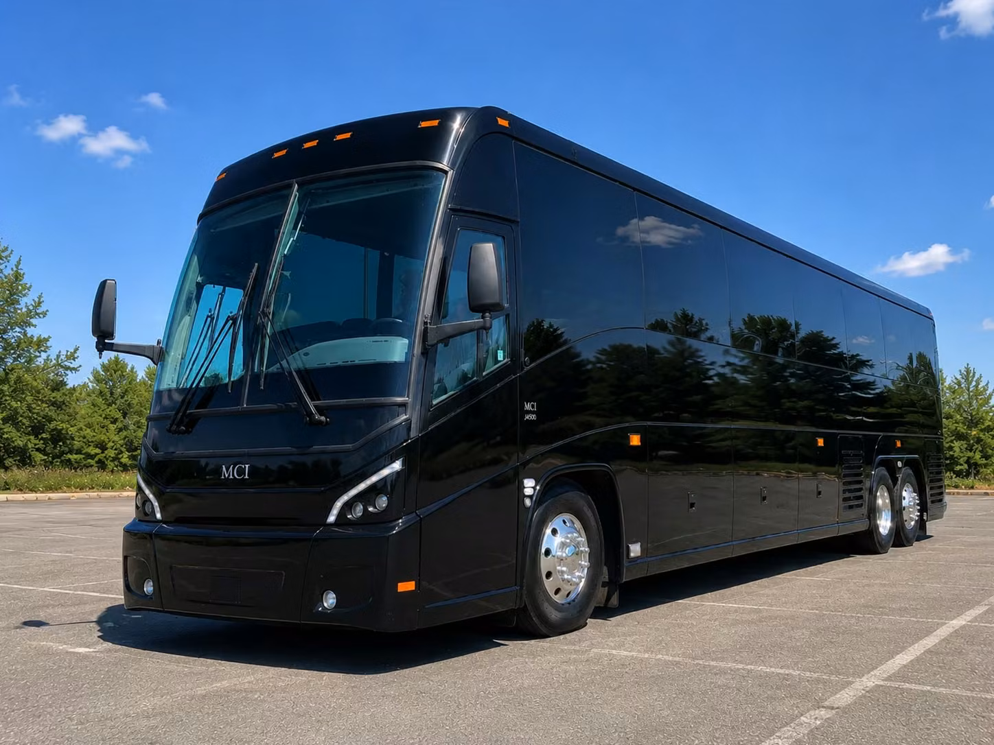 56 passenger charter bus