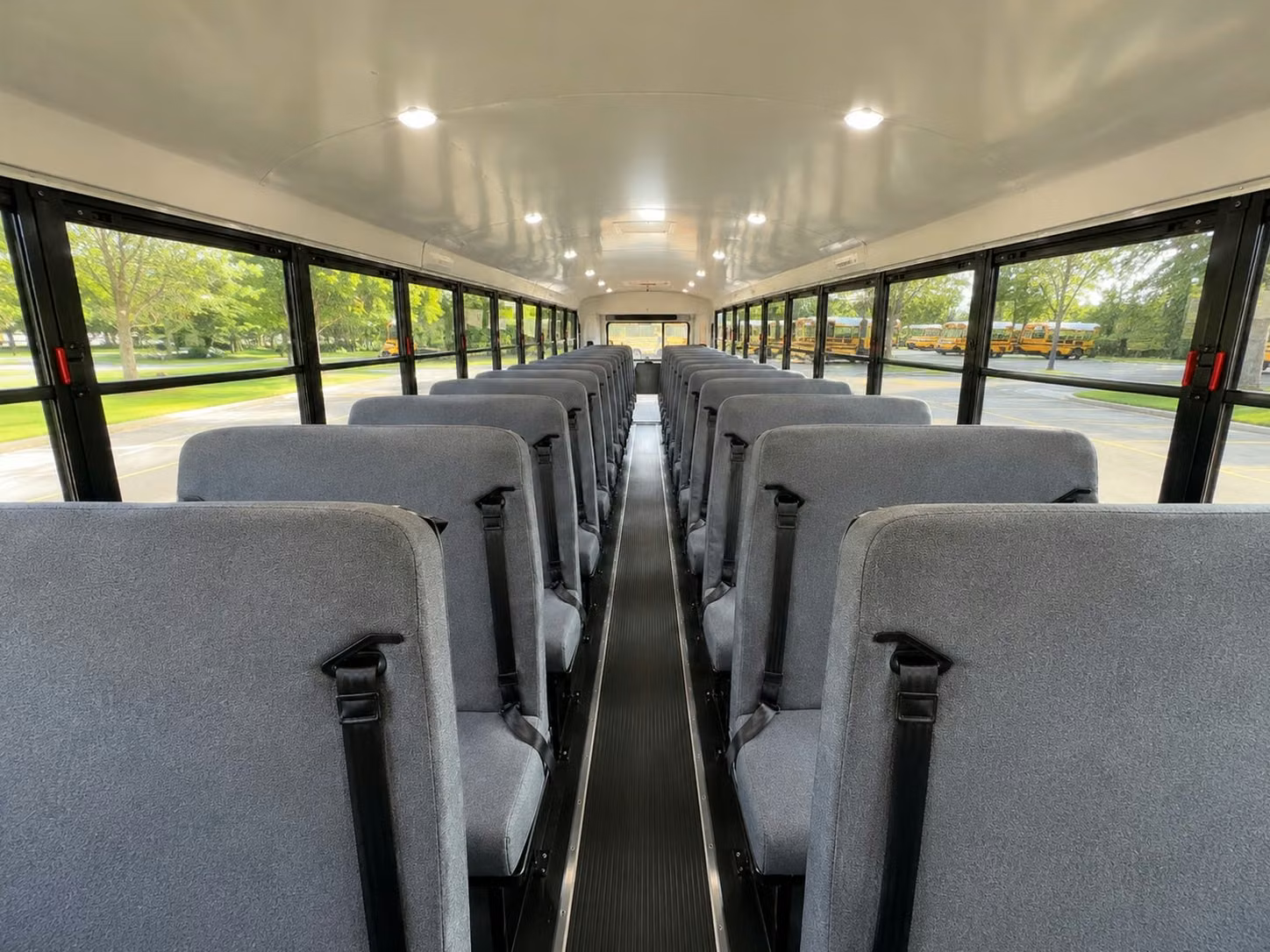 school bus interior